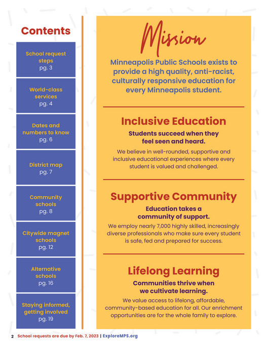 Minneapolis Public Schools - School choice guide 2023-24 - English - Page 2