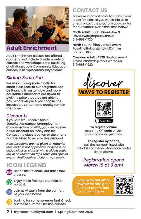 Minneapolis Public Schools - Northside Spring/Summer 2026 - Page 1